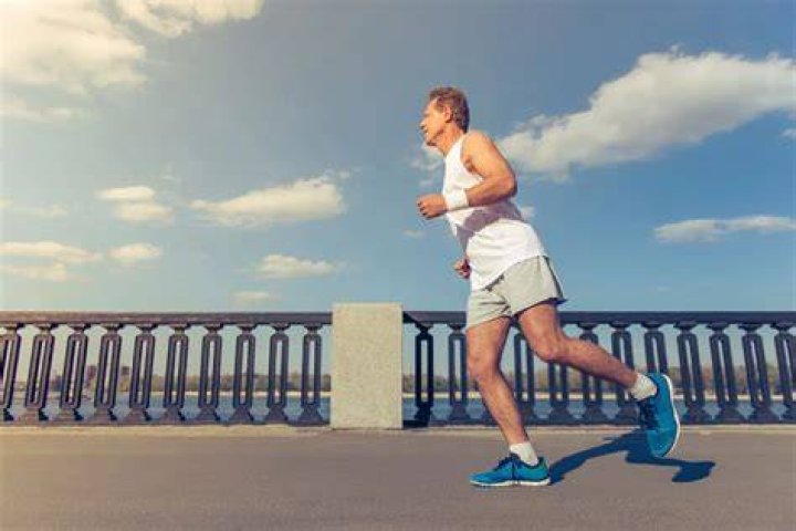 Moderate running pace