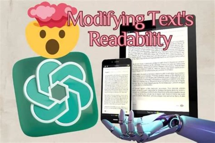 Modify text