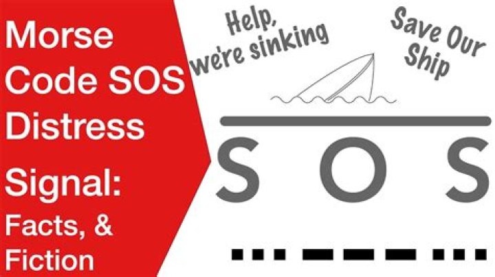 Morse code distress call