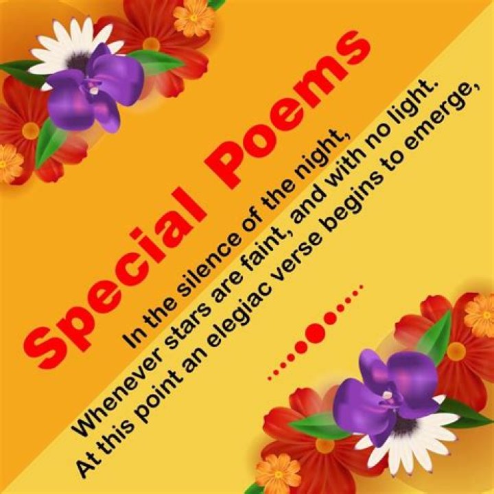 Mournful poem
