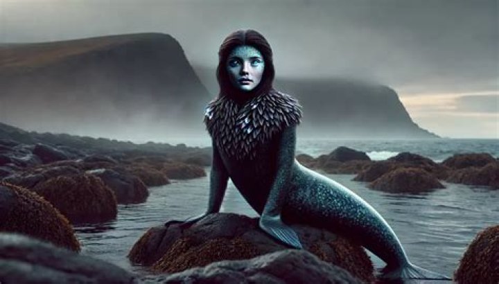 Mythical half-human sea creatures