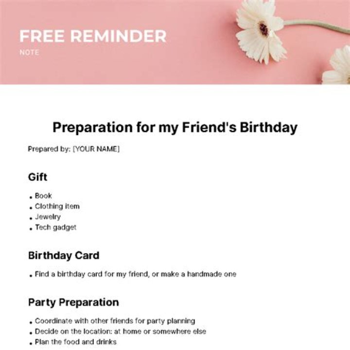 Note to ___ (a reminder)