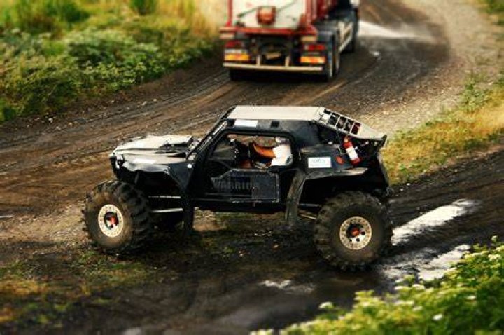 Off-roading buggy for example: Abbr.