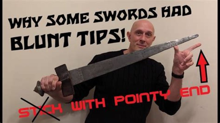 Olympics sword with a blunted tip
