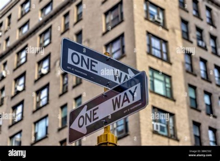 One-___ street