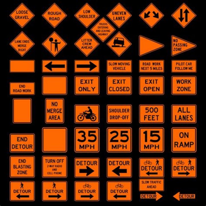 Orange traffic marker