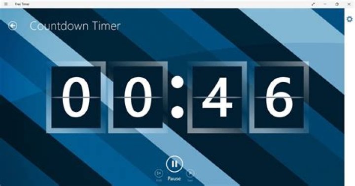 Oven's countdown feature