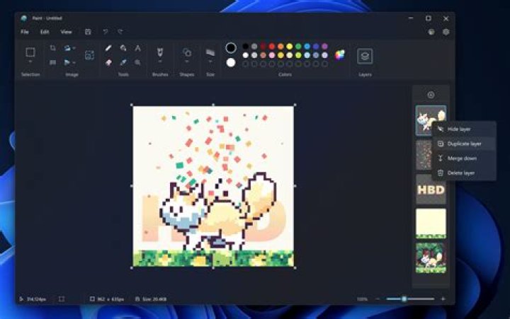 Paint layer