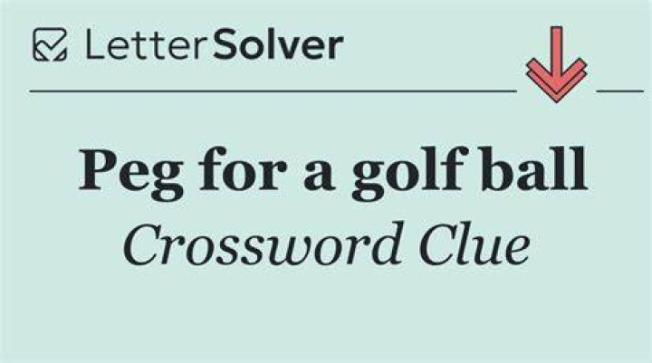 Peg for a golf ball