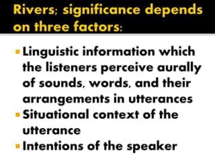 Perceive aurally