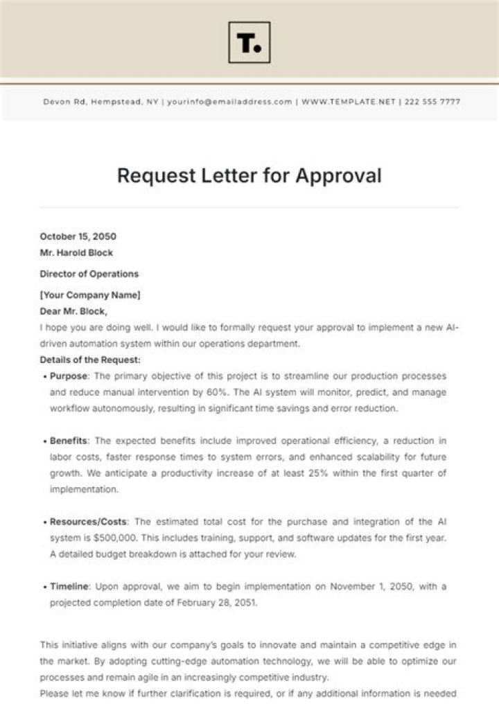 ___ permission (seeks approval)
