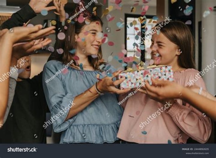 Person throwing a party