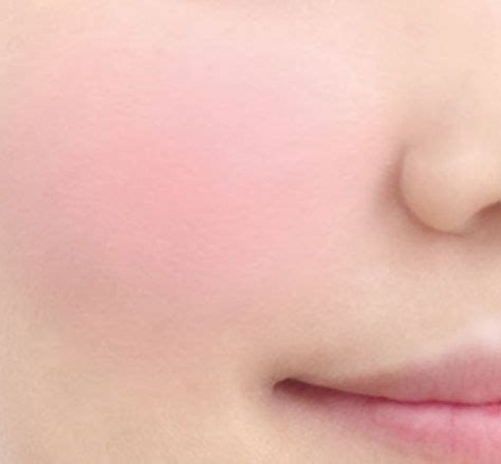 Pinkish like some cheeks