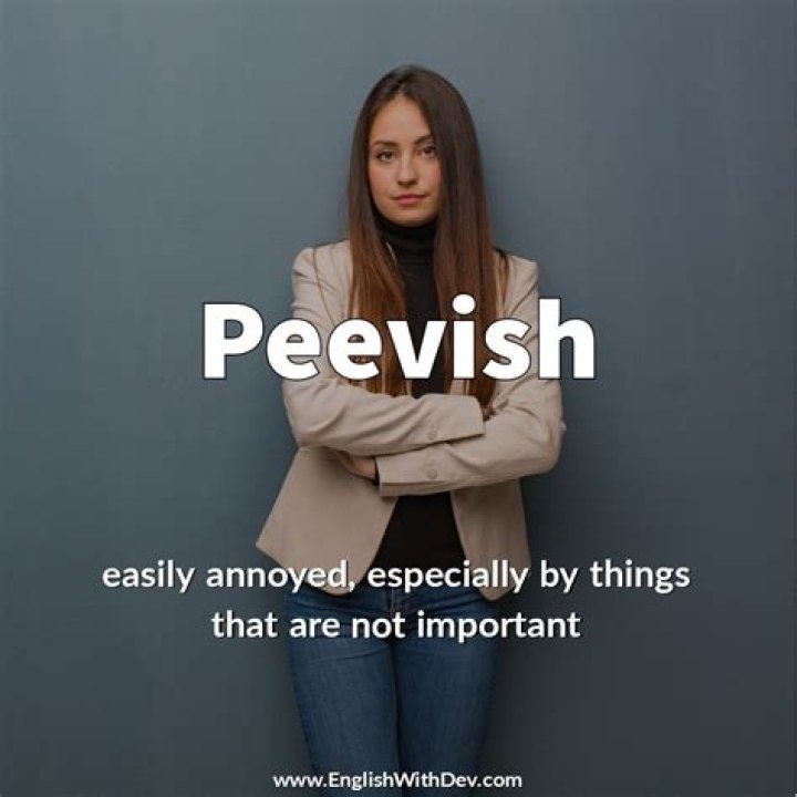 Pouts peevishly