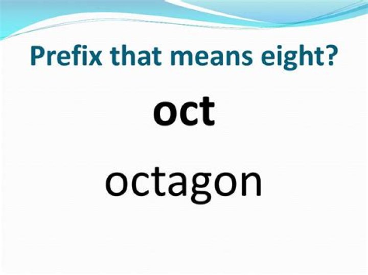 Prefix that means eight