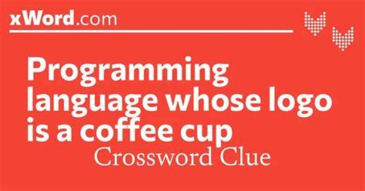 Programming language whose logo shows a hot beverage