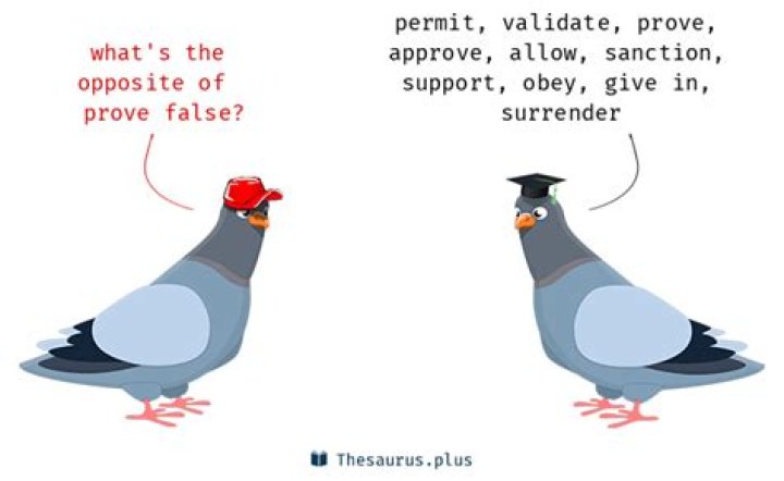Prove false