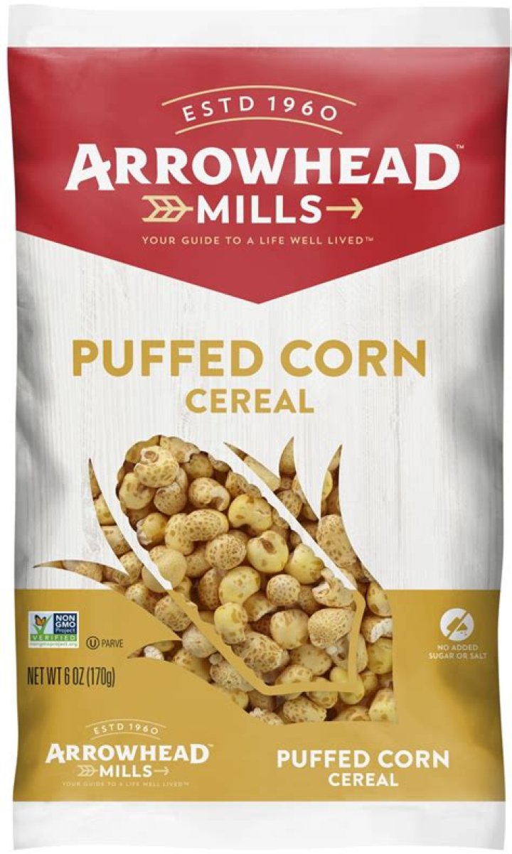 Puffed-corn cereal brand