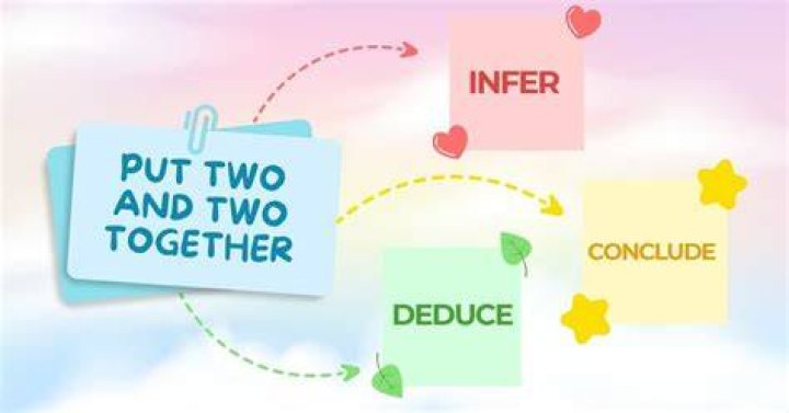 Put two and two together say