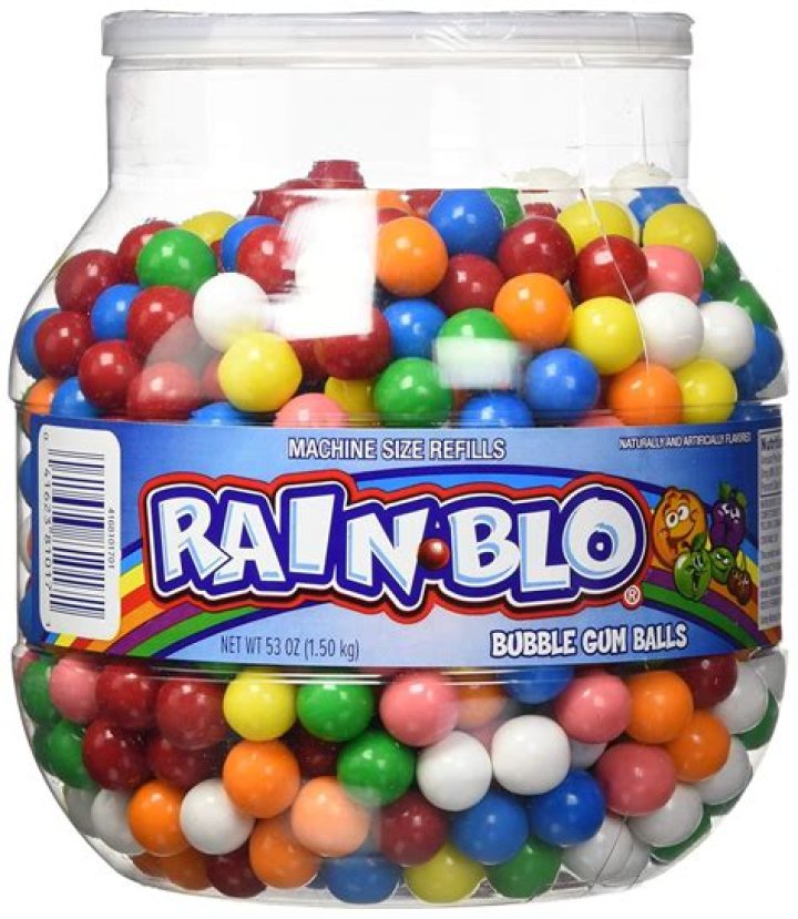 Rain-___ (bubble gum)