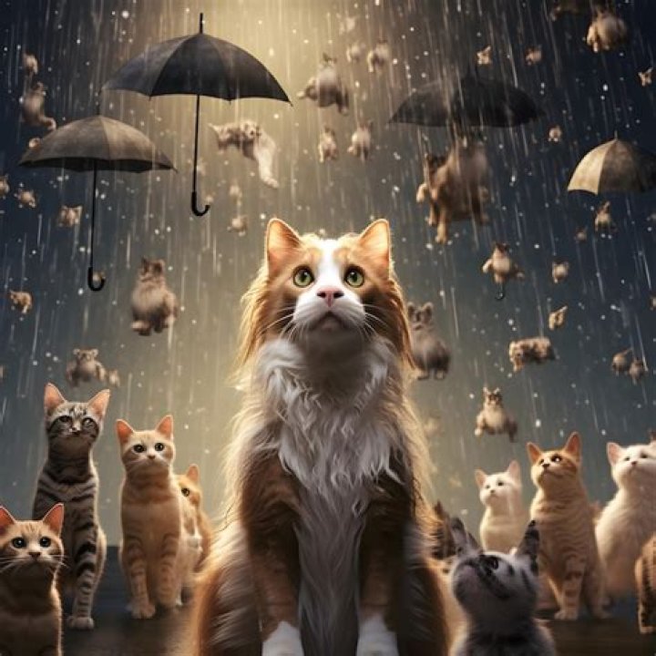 Raining cats and ___