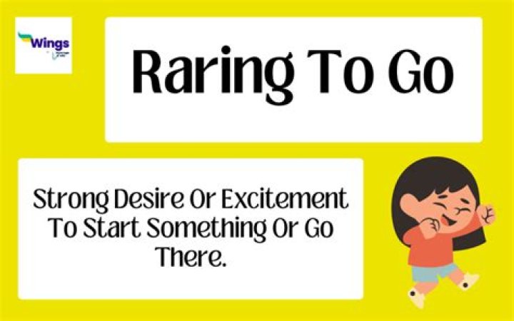Raring to go