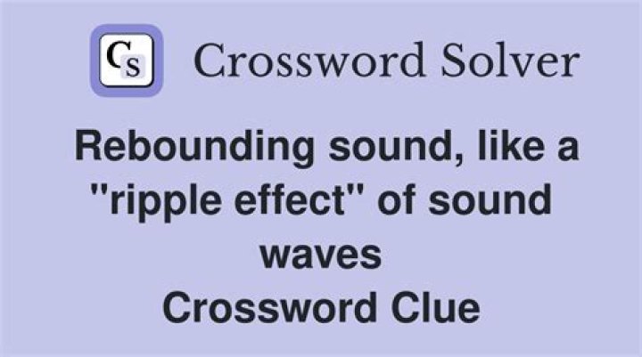 Rebounding sound