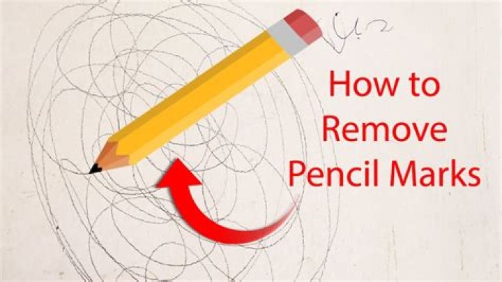 Remove as a pencil mark
