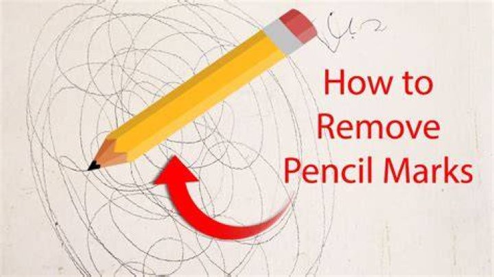 Remove like pencil marks