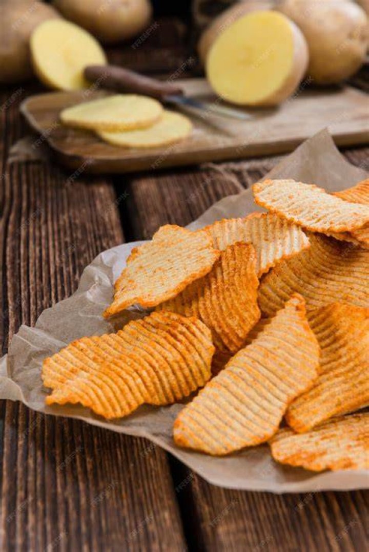 Rippled like some potato chips