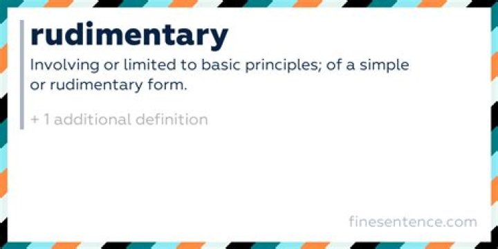 Rudimentary