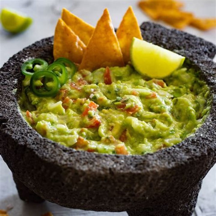 Salsa or guacamole for example