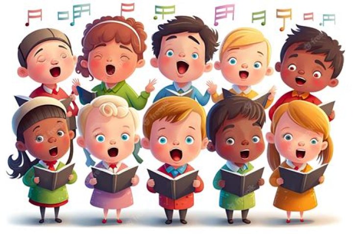 School singing group: 2 wds.