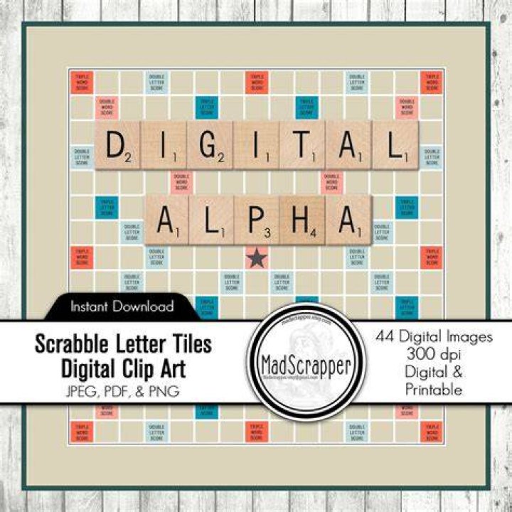 Scrabble tile that's worth zero points