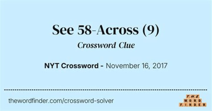 See 58-Across