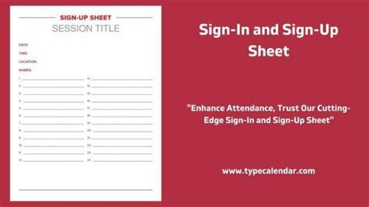 Sign up