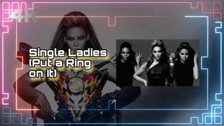 Single Ladies (Put a Ring ___): 2 wds.