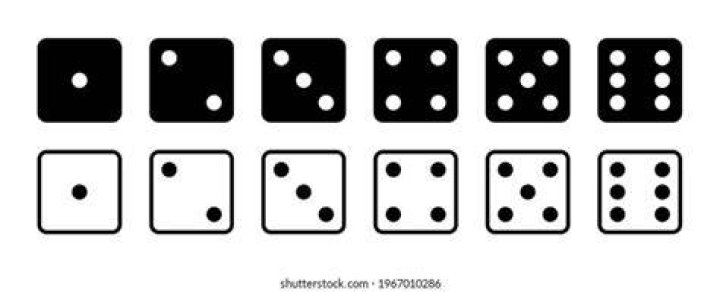 Six-sided cube in craps