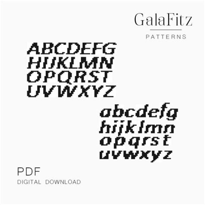 Slanted letters for short