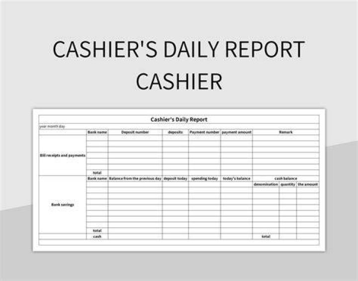 Slips from cashiers