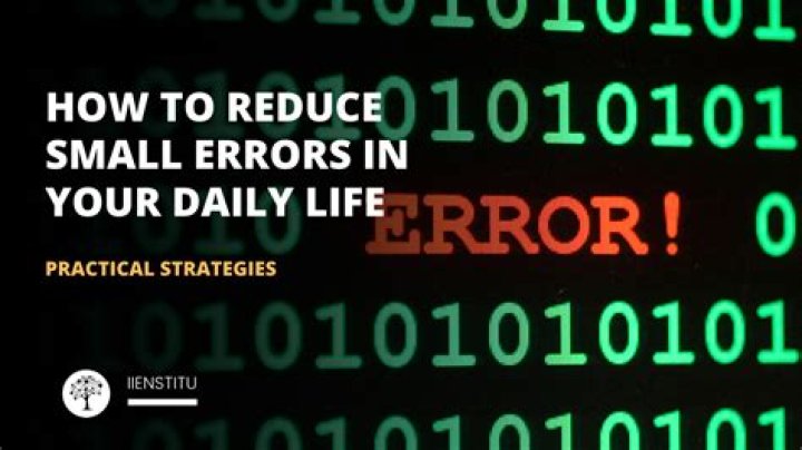 Small errors