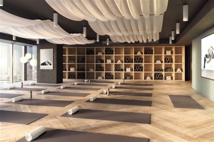 Soft surface in a yoga studio
