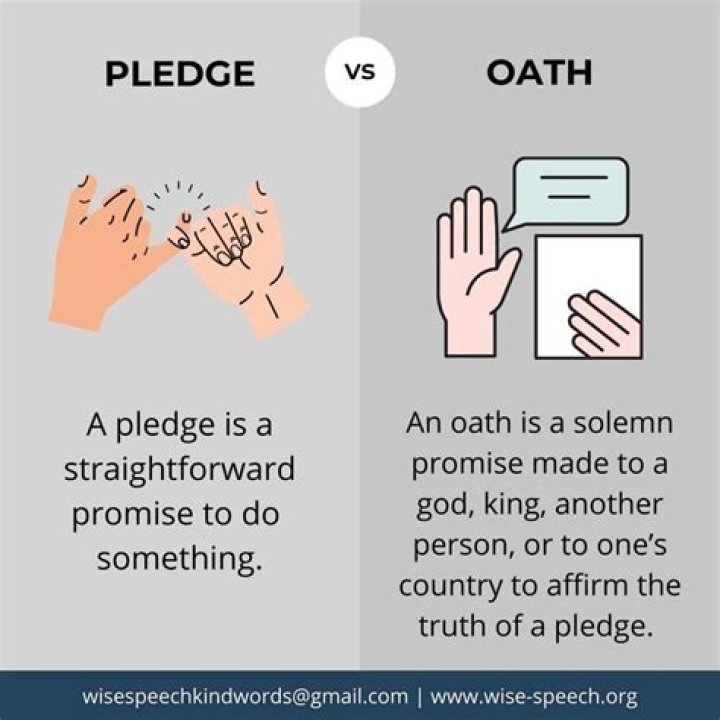 Solemn pledge
