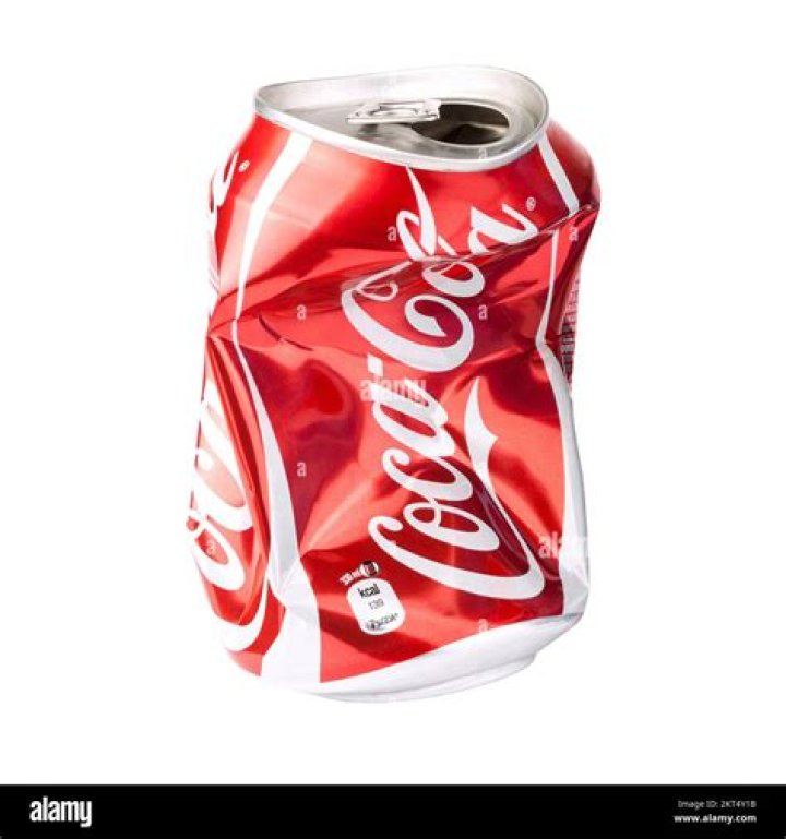 Squashed as a soda can