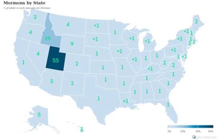 State with the most Mormons
