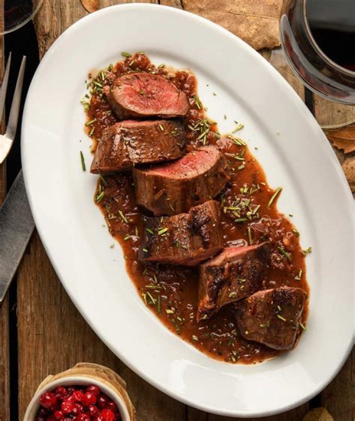 Steak or venison for example