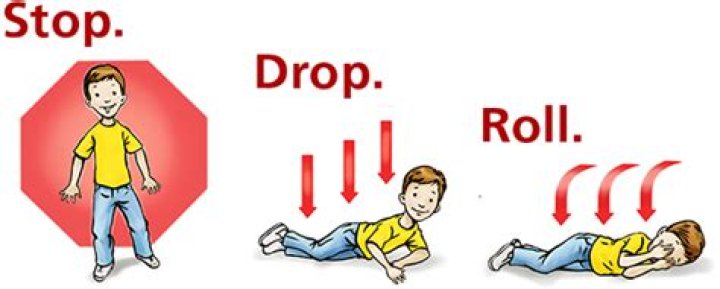 Stop drop and ___