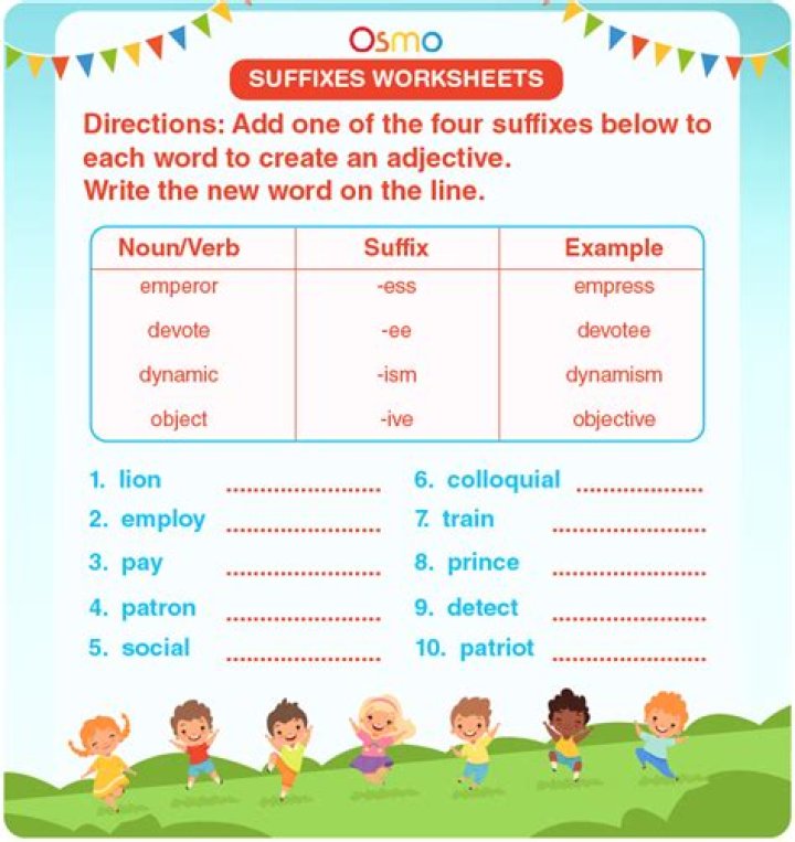 Suffix for lion or count
