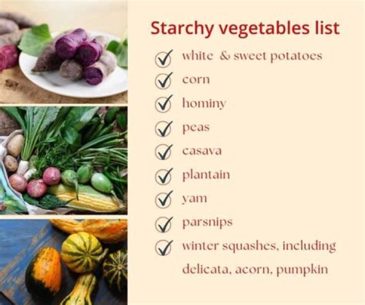 Sweet starchy vegetables