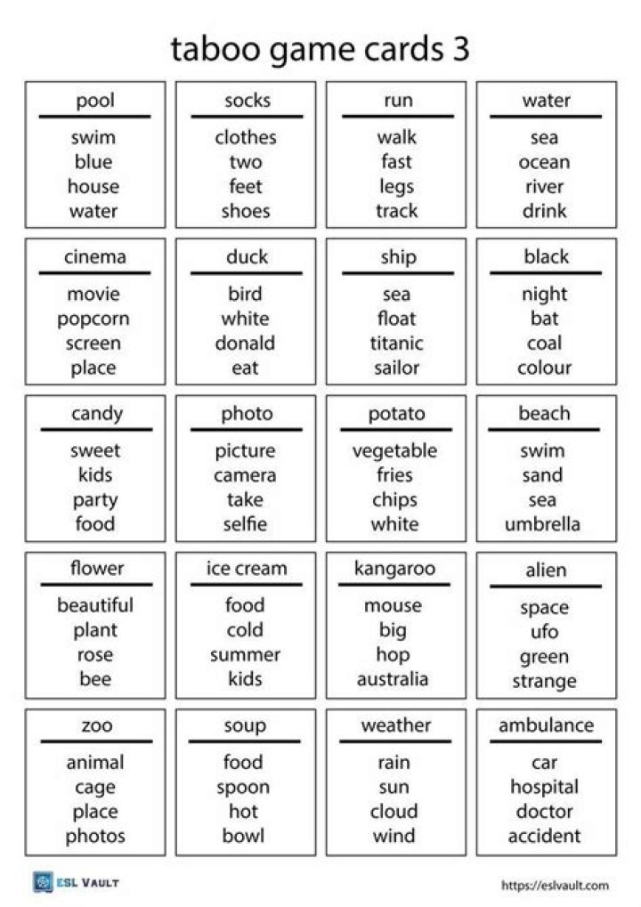 Taboo activity: Hyph.